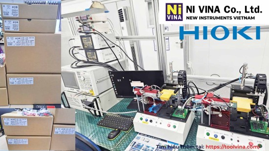 NIVINA Bàn Giao và Hướng Dẫn Sử Dụng Hệ Thống Hioki IM3536 và ST5520 Tại Bắc Giang