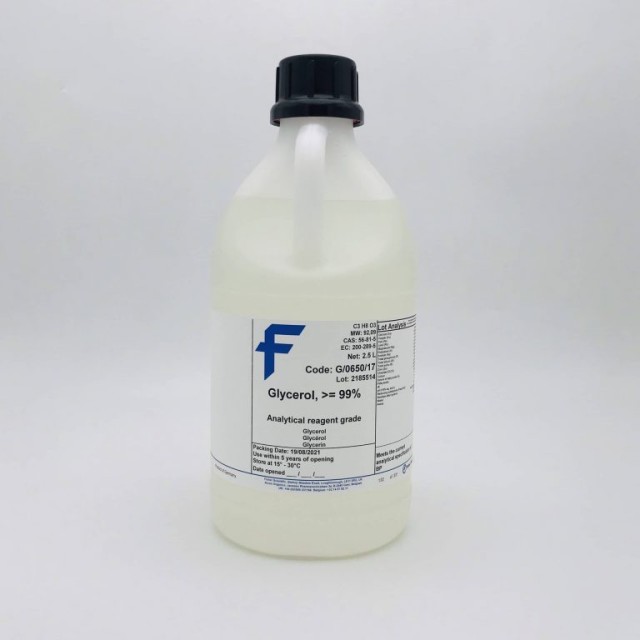 Glyxerol 99% AR, Fisher, Cas 56-81-5 Thermo Fisher